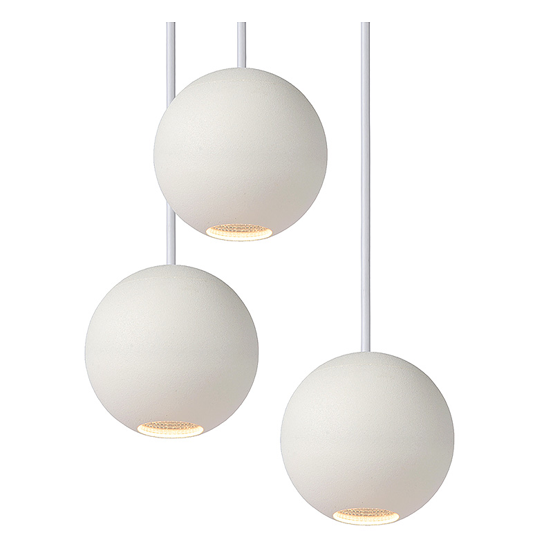 Hanglamp Lucile by Atmooz in het  wit metaal voor een industrieel en landelijk interieur ideaal als sfeerverlichting