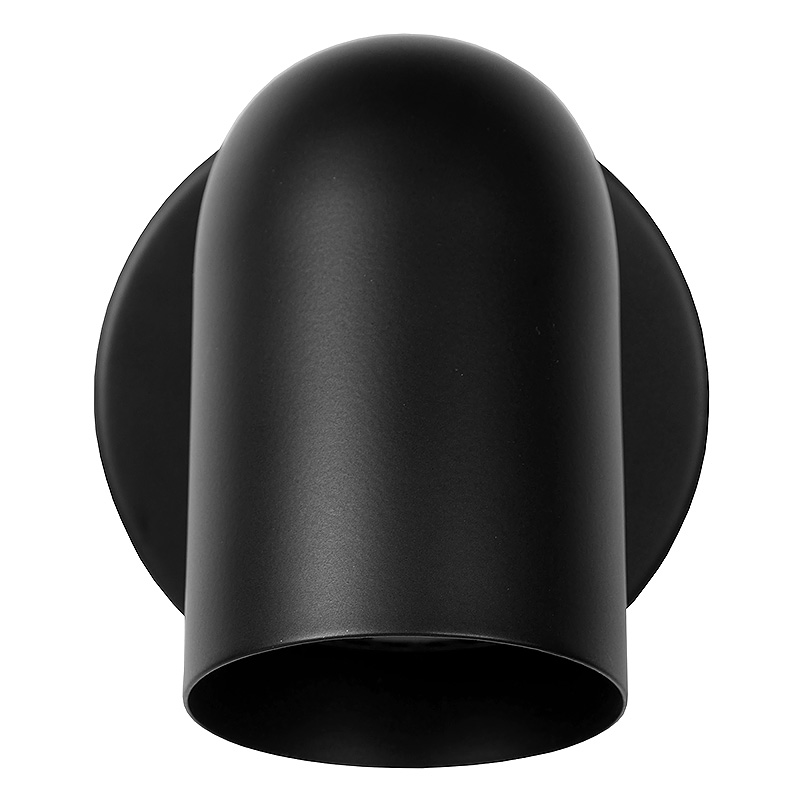 Wandlamp Jade 1 by Atmooz uit zwart metaal en goud binnenin voor een industrieel en modern interieur perfect voor in de woonkamer