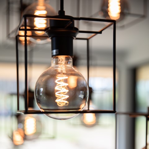 Globe Spiral LED filament - E27 - dimmable