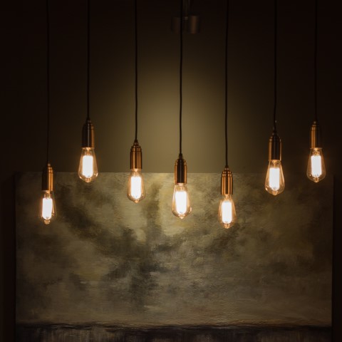 Edison Spiral LED filament - E27 - dimmable