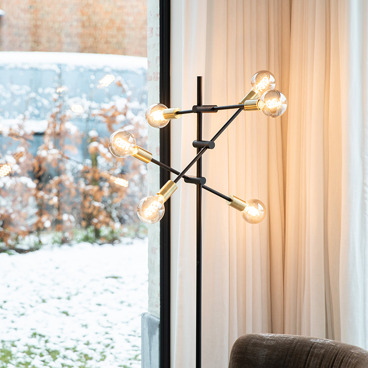 Globe Spiral LED filament - E27 - dimmable