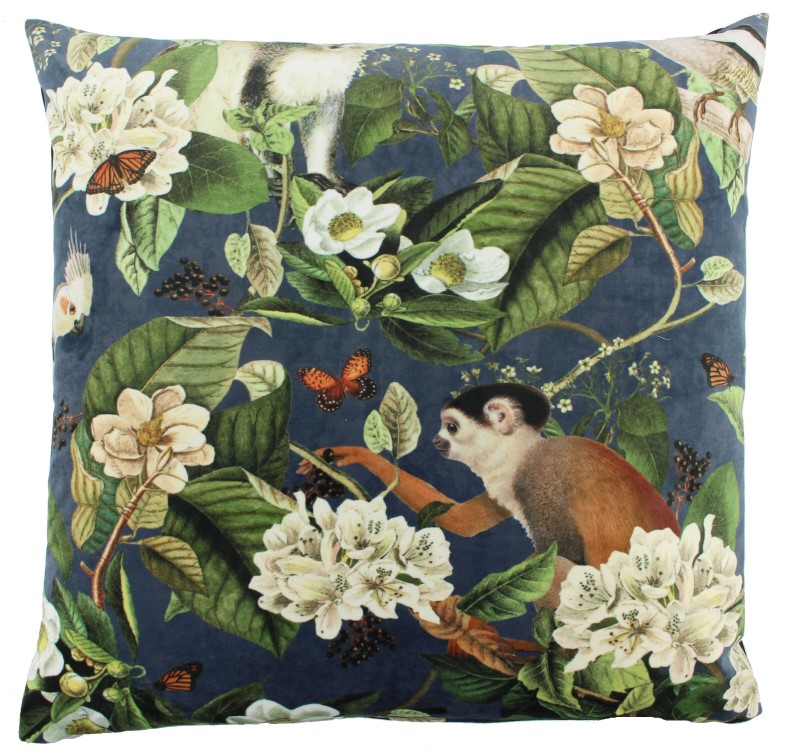 Cushion Bibi - Tropical Live indigo