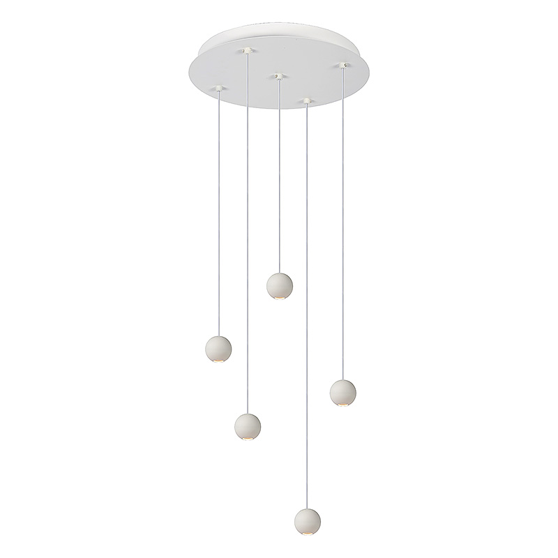 Hanglamp Balls 5 | wit | rond