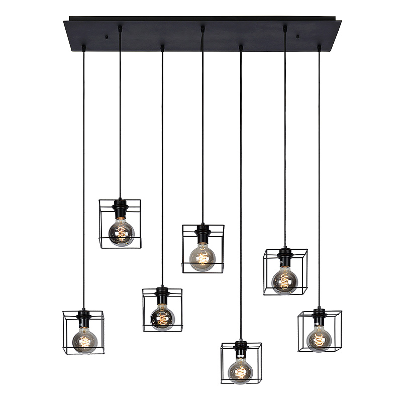 Hanglamp Noury 7 | rechthoek