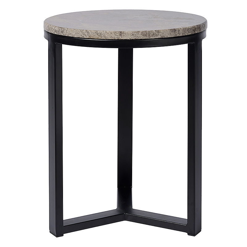 SIDE TABLE SPLENDID-MARBLE TOP DIA 40