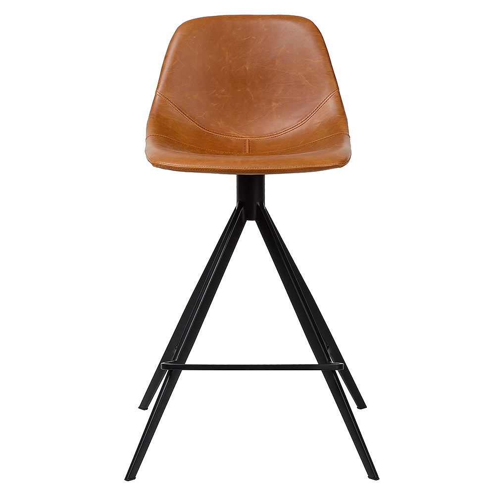 CHAIR FLINT COUNTER - COGNAC