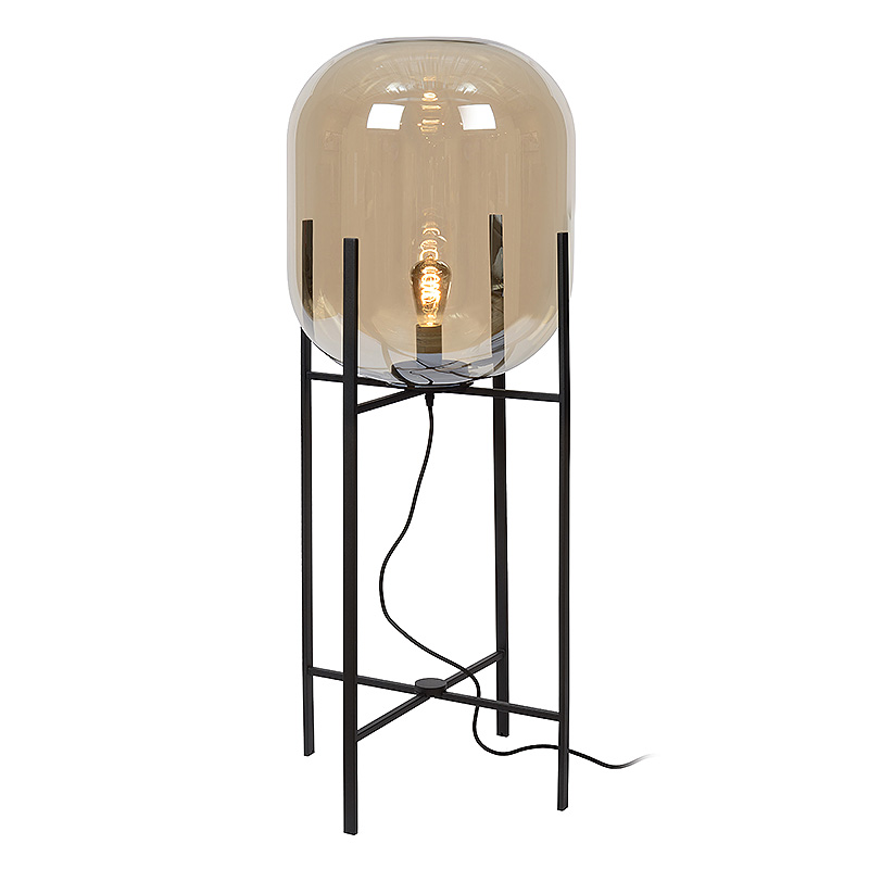 Vloerlamp Queens - cognac