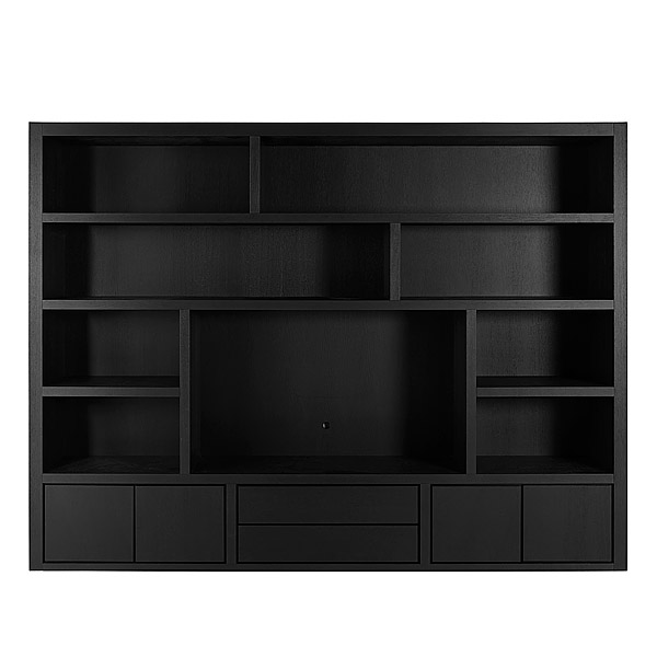 BOOKCASE METRO OPEN 3 PARTS