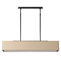 Moderne hanglamp Duque met een zwarte metalen frame voor een modern en landelijk interieur
