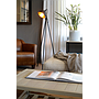 Rechthoekige vloerlamp Fremantle by Atmooz met zwarte metalen frame en goud binnenin voor een industrieel interieur ideaal als sfeer verlichting