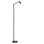 Minimal clean vloerlamp Java met een metale afwerking in het zwart perfect als leeslamp voor een industrieel en modern interieur