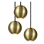 Hanglamp Lucile by Atmooz in het  zwart en goud metaal voor een industrieel en landelijk interieur ideaal als sfeerverlichting