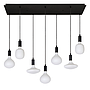 Minimal clean hanglamp Hanoi met een metalen afwerking in het zwart perfect als sfeerverlichting voor een industrieel interieur