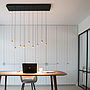 Hanglamp Balls 9 | goud | rechthoek