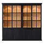 CABINET LANCASTER 4 PARTS 245 ALL GLASS